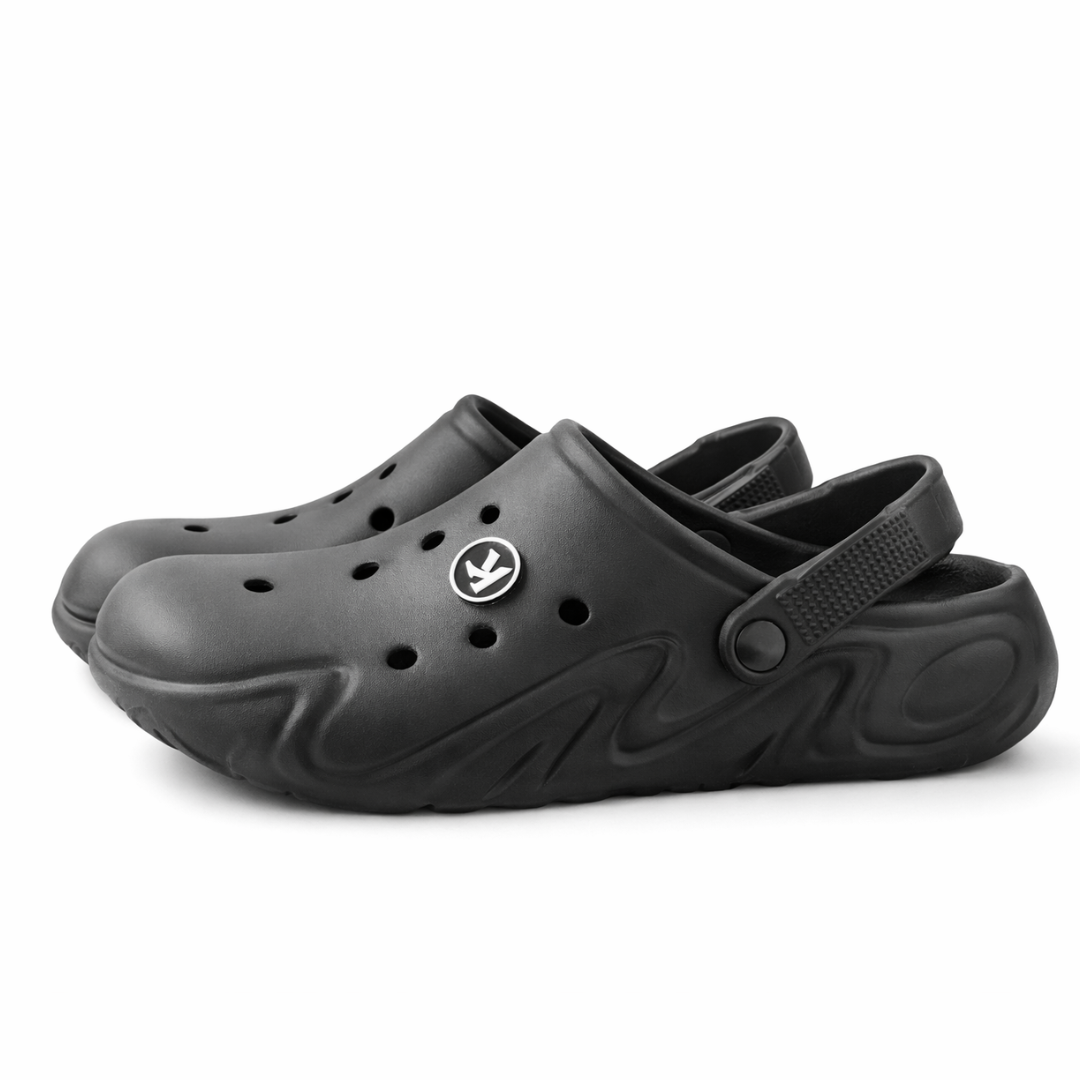 Classic Black Comfort Clogs
